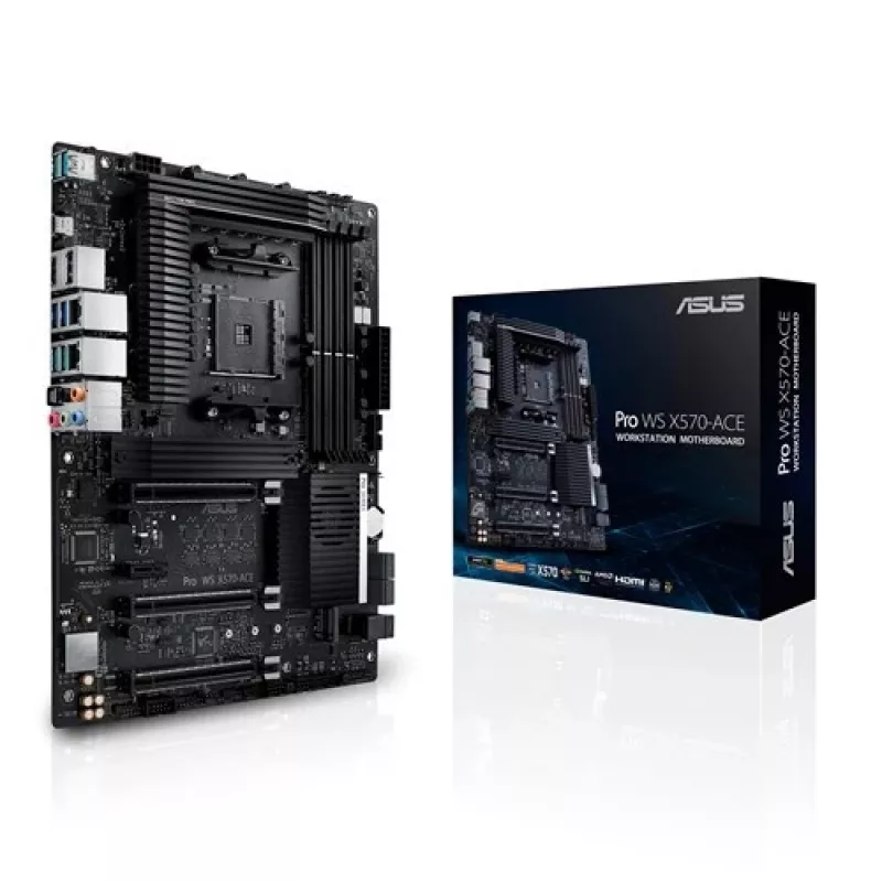 ASUS Pro WS X570-ACE Workstation emaplaat - AMD AM4 - DDR4 - ATX - Dual Gigabit LAN