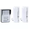 EURA ADP-48A3 (RL-3203CC) Wired Audio Intercom System - White/Silver