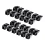 StarTech.com Cat6 Keystone Jack 24-Pack, RJ45 Ethernet Keystone Coupler, UTP Cat6 Wall Jack, 90-Degree 110 Punch Down, Must, 10GBase-T