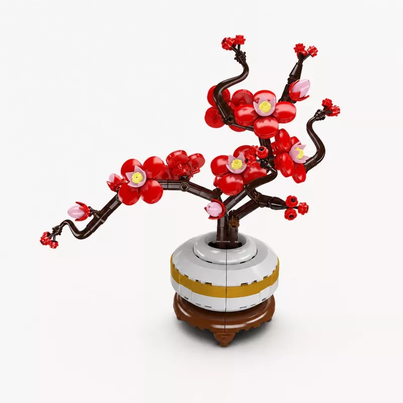 Mould King Plum Blossom Botanical 24120 Ehitusklotside Komplekt (393 tükki)