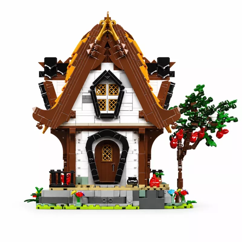 Mould King Medieval World Log Cabin 16054 Ehitusklotside Komplekt (2192 tükki)