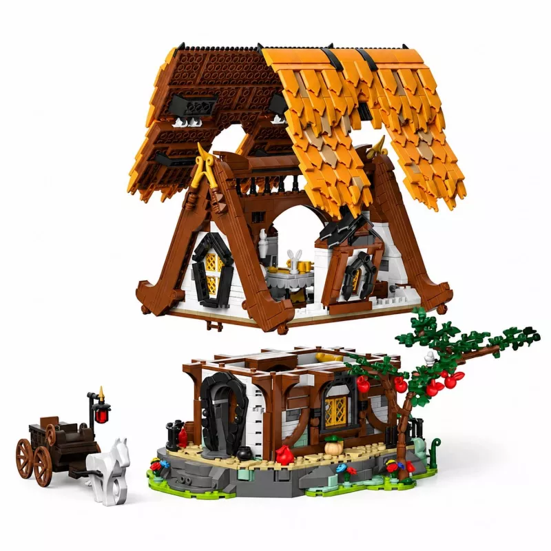 Mould King Medieval World Log Cabin 16054 Ehitusklotside Komplekt (2192 tükki)