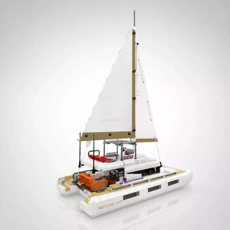 Mould King Catamaran Sailboat 10217 Ehitusklotside Komplekt (890 tükki)