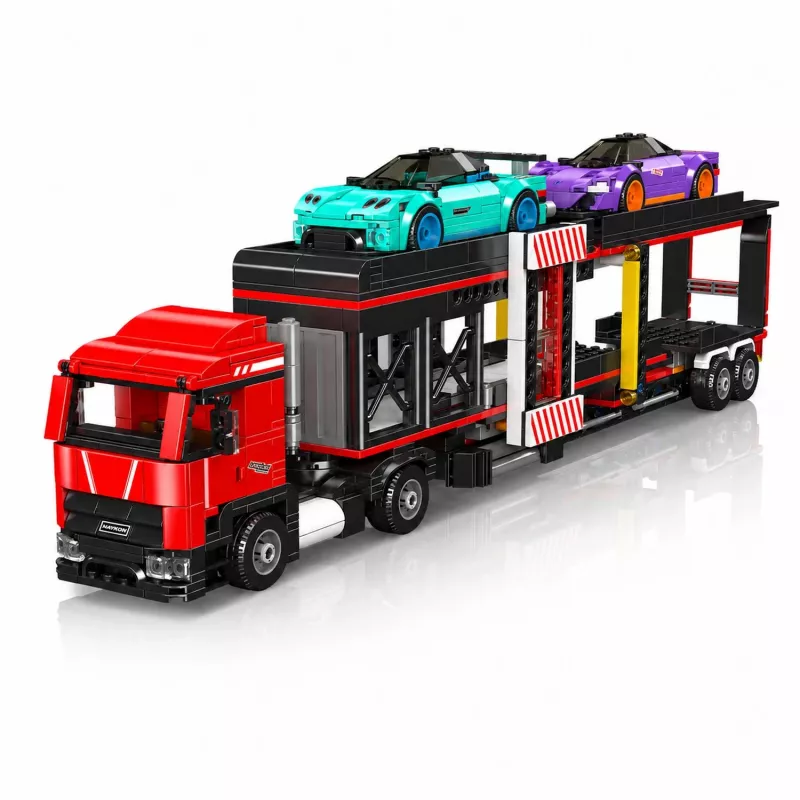 Mould King Sports Car Transporter Truck 24078 Ehitusklotside Komplekt 997 Tükki
