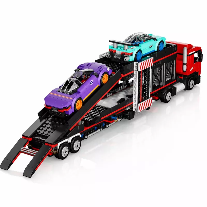 Mould King Sports Car Transporter Truck 24078 Ehitusklotside Komplekt 997 Tükki