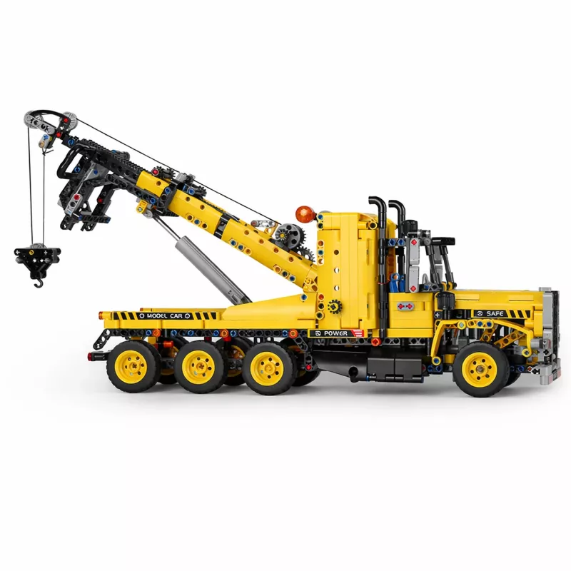 MOULD KING Tow Truck 17011S Ehitusklotside Komplekt (1277 tükki) - Kaug- ja Rakendusjuhitav Tehniline Mudel