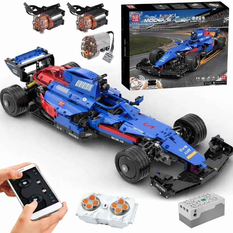 MOULD KING Formula Race Car 18024B Ehitusklotside Komplekt (1065 tükki)