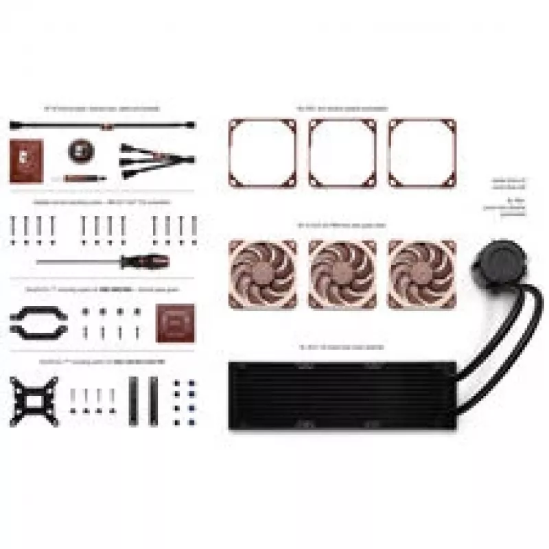 Noctua NL-LC1-36 AIO vedelikjahuti 360mm, must/pruun
