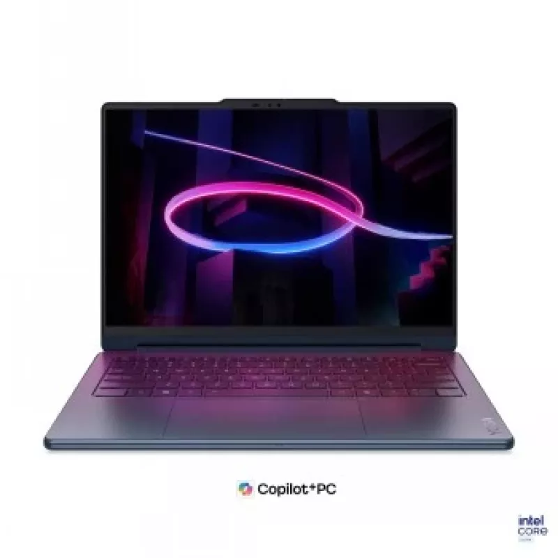 Lenovo Yoga 9 2-in-1 14IPH11 Intel, Cosmic Blue, 14 tolli OLED puuteekraan 2.8K WQXGA+, Intel Core Ultra 7 355, 32 GB LPDDR5X, 1 TB SSD, Intel Graphics, Windows 11 Home, inglise klaviatuur, taustvalgustusega, Wi-Fi 7, Bluetooth 5.4, ilma toiteadapterita