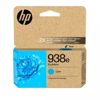 HP 938e EvoMore originaalne tindikassett - tsüaan - 20 ml - standardne saagis - 1 pakk