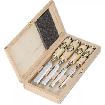 Kirschen Firmer Chisel Set 4tk 1141 HK puidust karbis