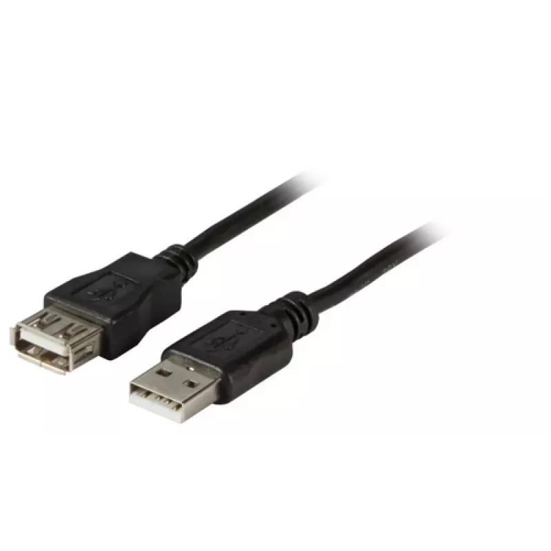 EFB Premium USB 2.0 pikenduskaabel 10 m must
