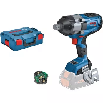 BOSCH Professional BITURBO GDS 18V-1050 HC Akulöökmutterkeeraja, 3/4 inch kandiline ajam, 18V, Solo (sinine/must, Bluetooth, L-BOXX)