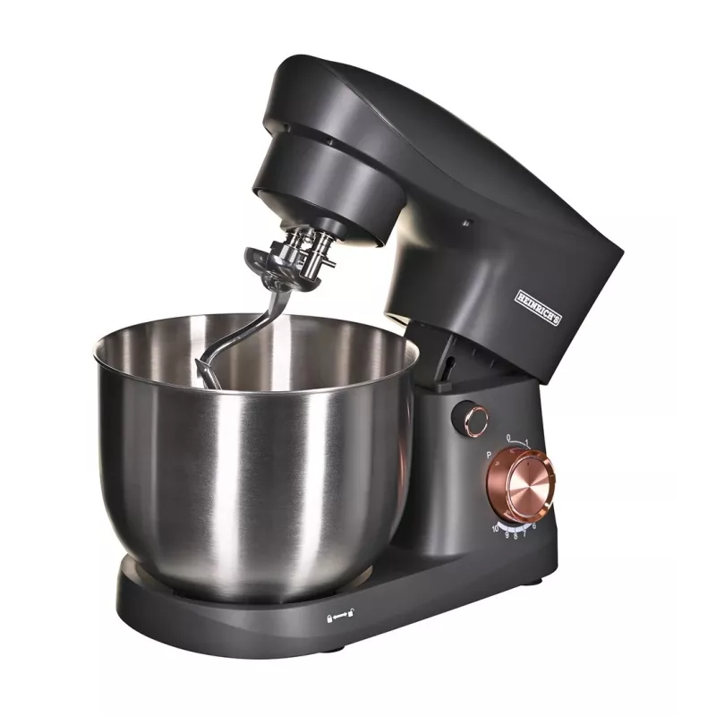 HEINRICH'S HKM 8077 Titan Köögikombain 2000W 6.5L Hõbedane