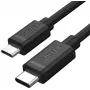 UNITEK USB-C to Micro USB kaabel 1m Must Y-C473BK