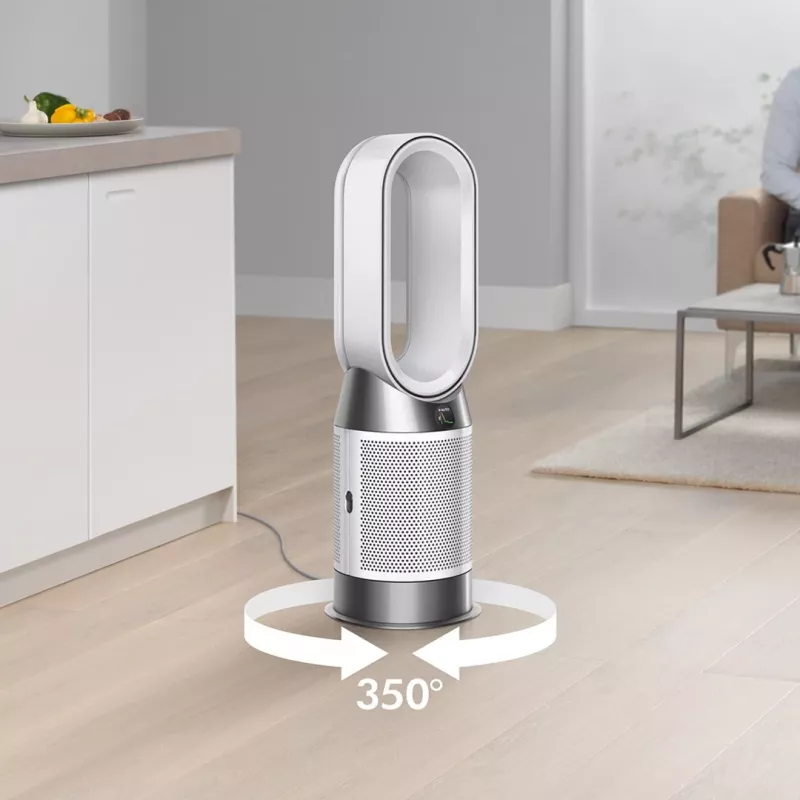Dyson Purifier Hot+Cool HP1 õhupuhasti, küttekeha ja ventilaator, 27 m², 61,4 dB, valge/kuld