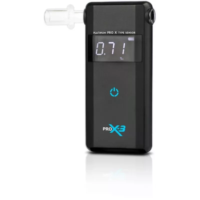 AlcoFind PRO-X-3 alkomeeter suudikutega, 12-kuuline kalibreerimine