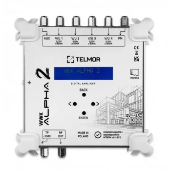 TELMOR WWK-ALPHA-2 Digitaalne kanalivõimendi