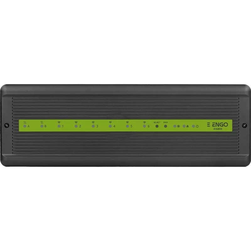 ENGO Controls ECB62-ZB Smart Home keskseade, 6 juhtmevaba tsooni + 2 juhtmega, 230V