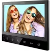 Eura VDP-80C5 Kahepere video uksekõnesüsteem, must, 2x 7 inch LCD, FHD, 2 sissepääsu, 1080p kaamera, RFID-lugeja, pinnale paigaldus