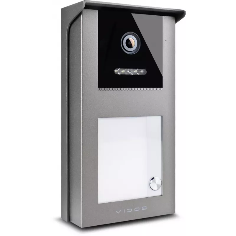 VIDOS IPX S101-1 välipaneel RFID-lugeja, 2MP kaamera, PoE, must