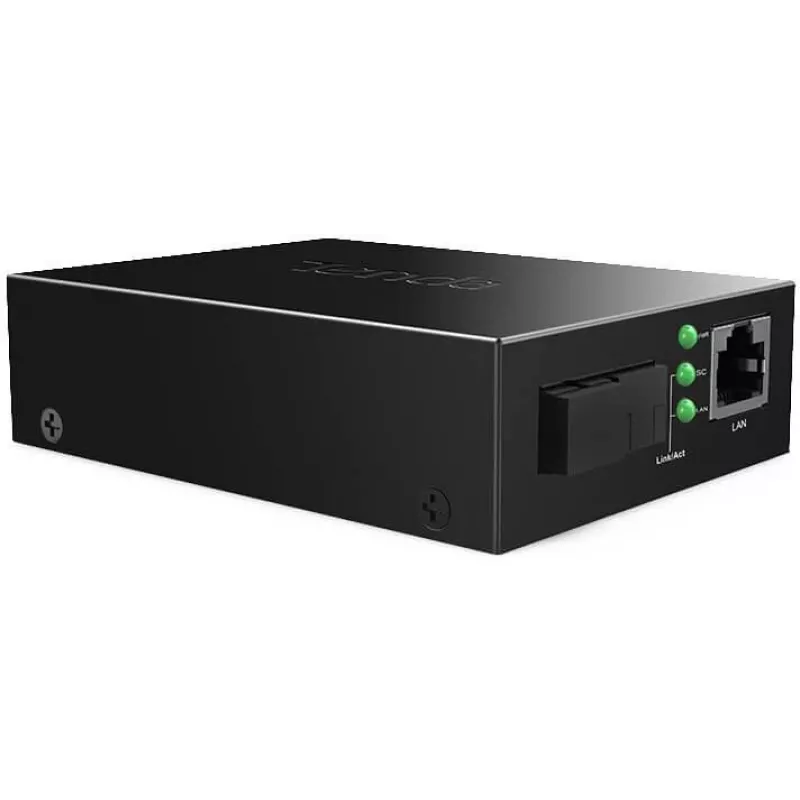 Tenda TFC300B Gigabit Media Converter WDM, SM, Tx 1310nm, Rx 1550nm, 1x SC (UPC), 1x GLAN, 3 km