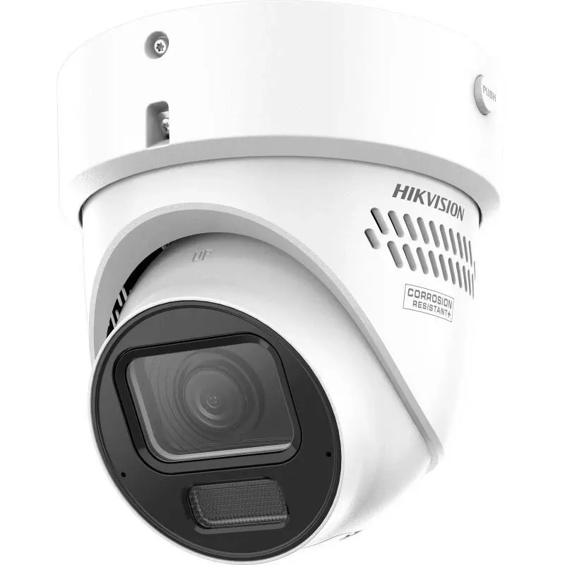 Hikvision DS-2CD2H123G2-LIZS2UY/SL(2.8-12mm)/O-STD 2MP AcuSense Turret IP-kaamera välklambi ja helihäirega