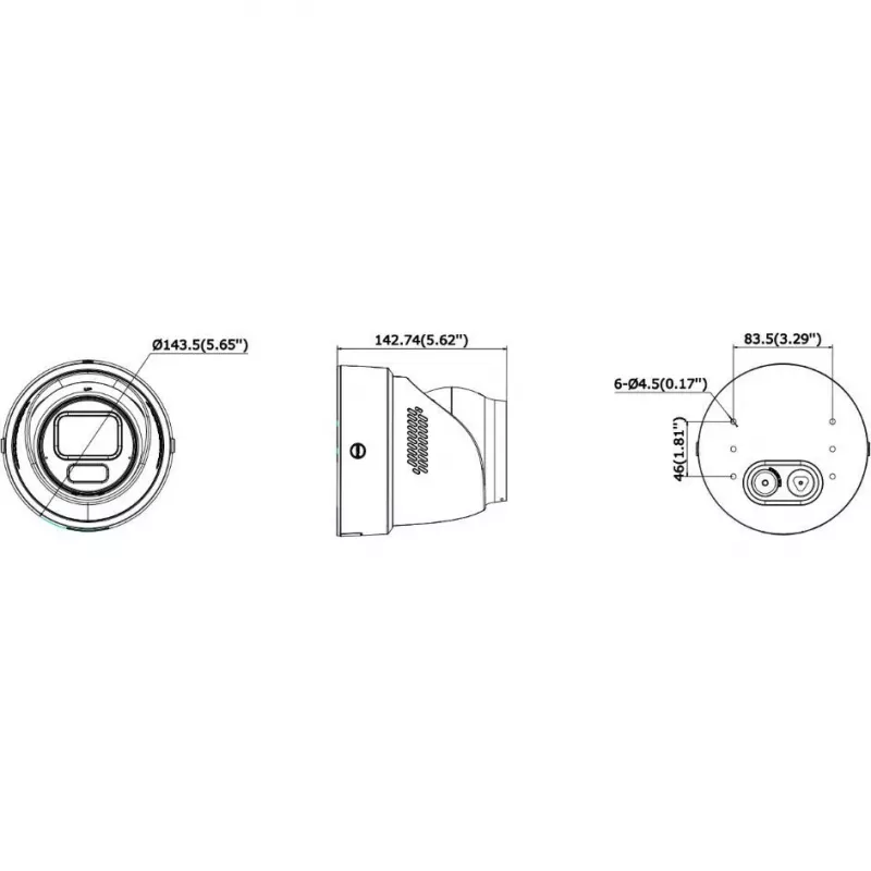 Hikvision DS-2CD2H123G2-LIZS2UY/SL(2.8-12mm)/O-STD 2MP AcuSense Turret IP-kaamera välklambi ja helihäirega