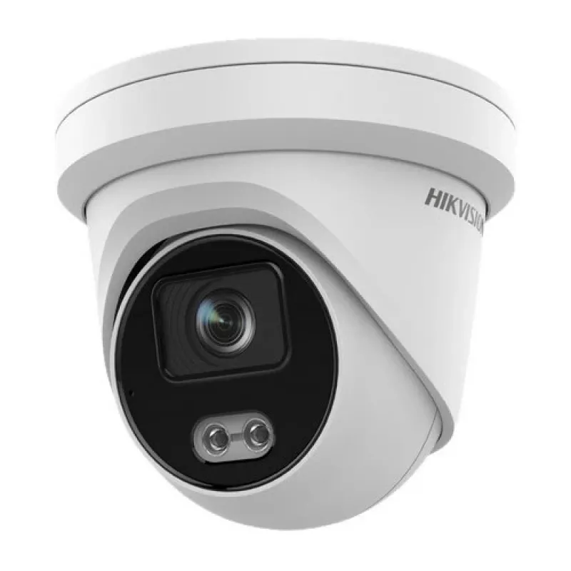 Hikvision Pro Series DS-2CD2347G2-L 4MP ColorVu Turret IP-kaamera 2.8mm objektiiviga, IP67, sisseehitatud mikrofon, PoE