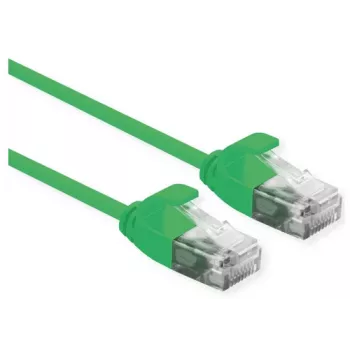 ROLINE UTP DataCenter Patch Cable Cat.6A (Class EA), LSOH, Slim, Green, 3 m