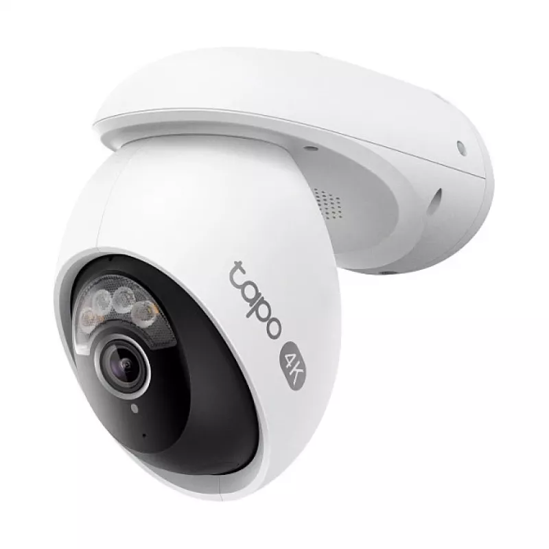 TP-LINK Tapo C560WS V1 võrguvalvekaamera - Pan/Tilt - Välitingimustes - Ilmakindel - Värviline öövaatlus - 8 MP - 4K UHD - Fikseeritud fookuskaugus - Heli - Juhtmevaba - Wi-Fi 6 - 802.11ax