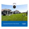 TP-LINK Tapo C560WS V1 võrguvalvekaamera - Pan/Tilt - Välitingimustes - Ilmakindel - Värviline öövaatlus - 8 MP - 4K UHD - Fikseeritud fookuskaugus - Heli - Juhtmevaba - Wi-Fi 6 - 802.11ax