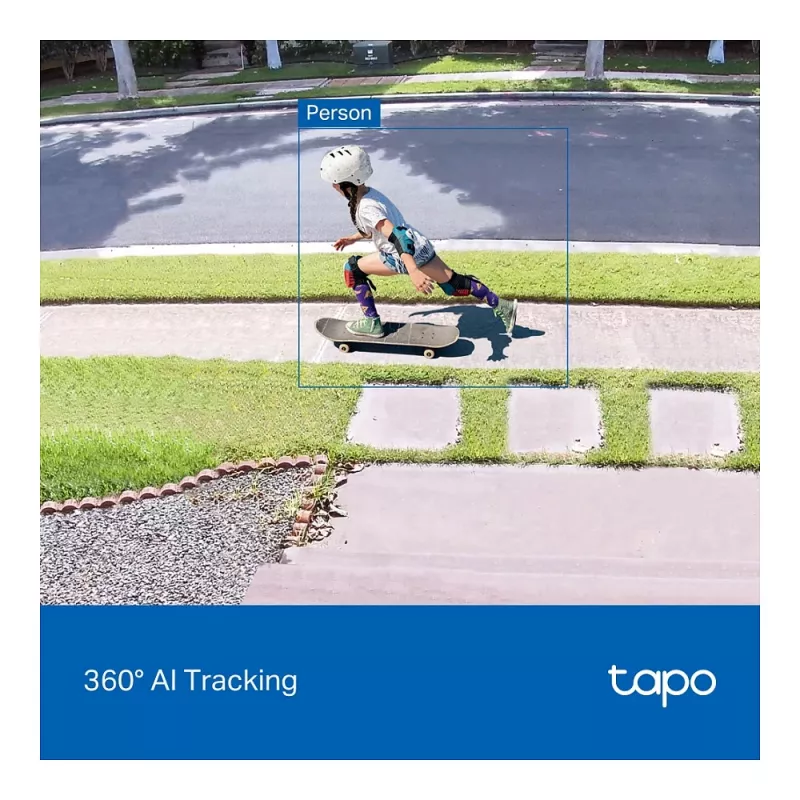 TP-LINK Tapo C560WS V1 võrguvalvekaamera - Pan/Tilt - Välitingimustes - Ilmakindel - Värviline öövaatlus - 8 MP - 4K UHD - Fikseeritud fookuskaugus - Heli - Juhtmevaba - Wi-Fi 6 - 802.11ax