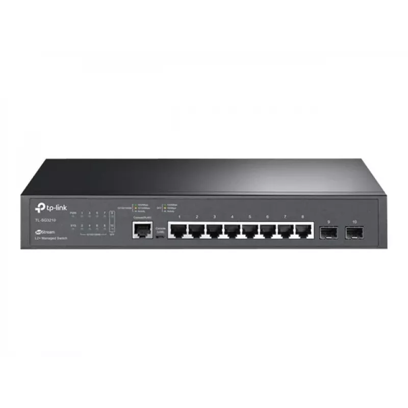 TP-Link LiteWave SG3210 L2 Managed Switch 8 Gigabit pordi ja 2 SFP pesaga