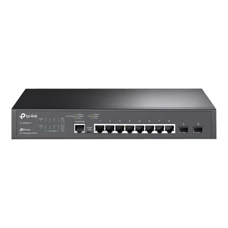 TP-Link LiteWave SG3210 L2 Managed Switch 8 Gigabit pordi ja 2 SFP pesaga