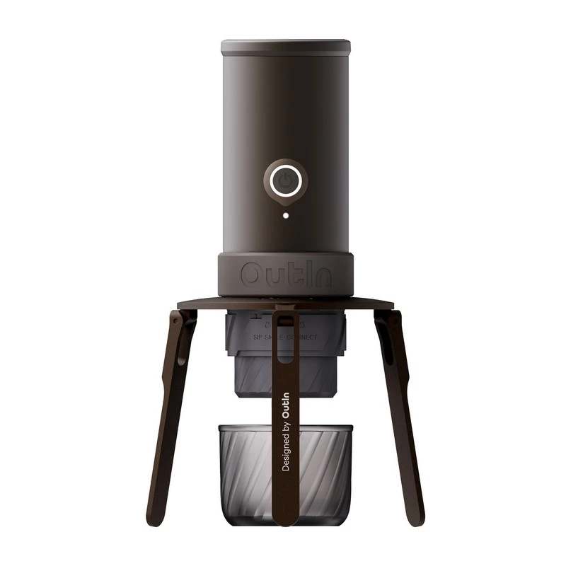 OutIn Kokkupandav Kohvialus Nano Kaasaskantavale Espressomasinale - Must