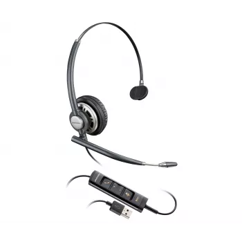 Poly EncorePro HW715 Juhtmega On-Ear Kõrvaklapid Mürasummutava Mikrofoniga