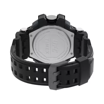 TIMEX meeste digitaalkell TW5M51800 53mm vaigukorpus must vaigurihm hall sihverplaat INDIGLO öövalgusti 100m veekindlus