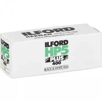 ILFORD HP5 Plus 120 Must-valge Negatiivfilm (ISO 400) - 1 Rull