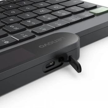Lenovo Self-Charging Bluetooth Keyboard Nordic (Finnish/Swedish) Storm Grey