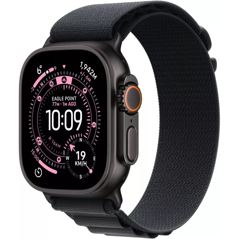 Apple Watch Series 9 GPS + Cellular 45mm Midnight Aluminum Case with Midnight Sport Band M/L