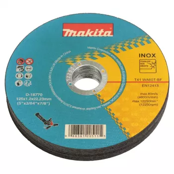Makita D-18770-12 INOX lõikeketas akunurklihvijale 125mm x 1.2mm