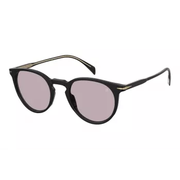 David Beckham DB1139S807KE Unisex Päikeseprillid, Must Raam, Hall Lääts, 51 mm