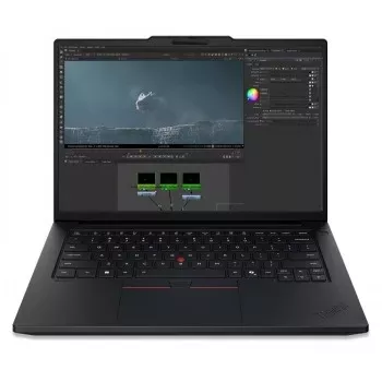 Lenovo ThinkPad P14s G7 14.5 inch WUXGA sülearvuti, Intel Core 7 UX9-388H, 32GB RAM, 1TB SSD, Intel Arc B390 graafika, Windows 11 Pro, rootsi klaviatuur, must