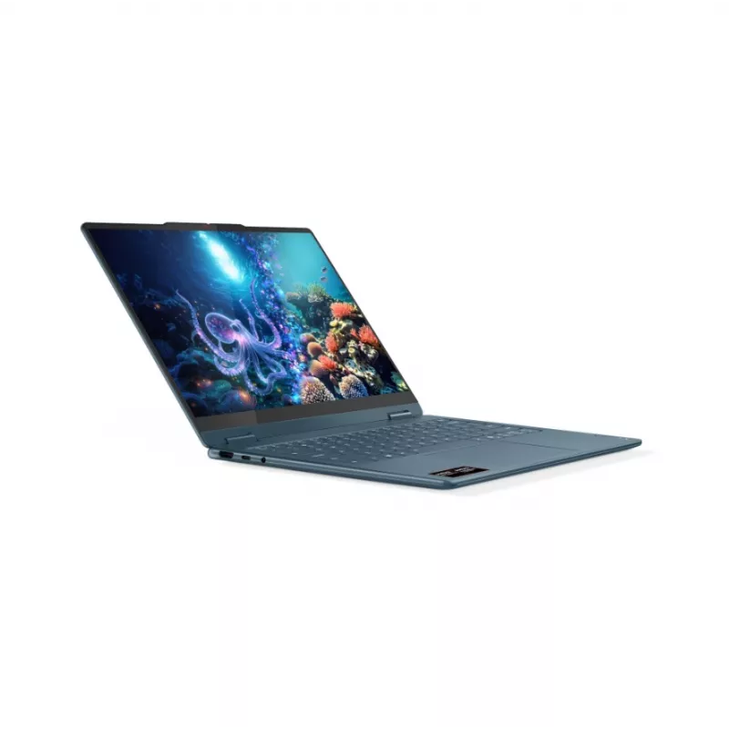 Lenovo Yoga 7 2-in-1 14 inch WUXGA OLED puuteekraaniga sülearvuti, AMD Ryzen AI 5 340, 16GB RAM, 512GB SSD, AMD Radeon 840M, Windows 11 Home, Tidal Teal