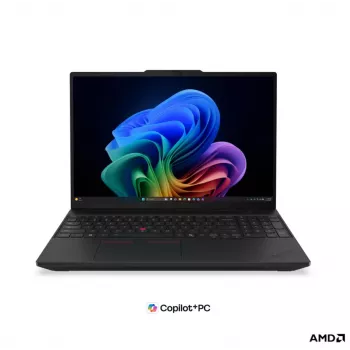 Lenovo ThinkPad T16 G5 AMD 16 inch WUXGA IPS sülearvuti, AMD Ryzen AI 5 PRO 440, 16GB DDR5, 512GB SSD, AMD Radeon 840M, Windows 11 Pro, must