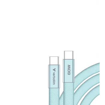 Verbatim Sync & Charge USB-C to USB-C 60W 120cm Sinine