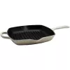 Le Creuset Signature Square Grill Pan 26cm Meringue