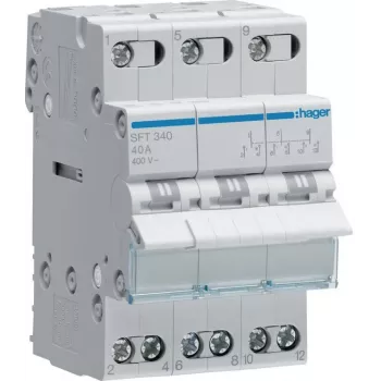 Hager SFT340 Moodullüliti I-0-II 3P 40A 400V AC