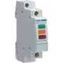 HAGER SVN129 Signaallamp, 230V AC, 3 x LED Punane+Roheline+Oranž, DIN-liist